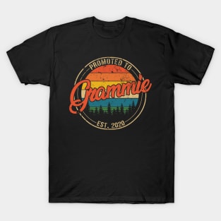 Promoted to Grammie Est 2020 Mothers Day Gift T-Shirt